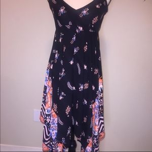 Express Floral Flowy Dress